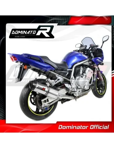 Silencieux slip-on homologué Dominator HP1 pour Yamaha FZS Fazer 1000 (2001-2005)