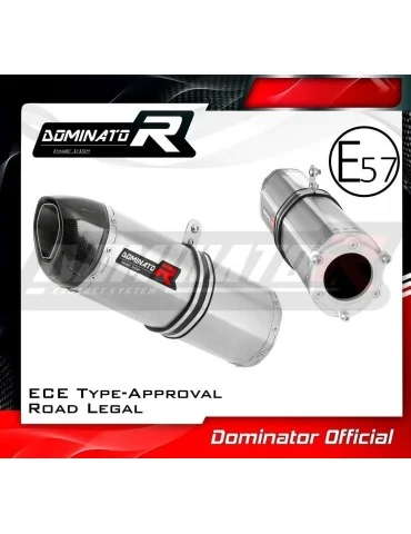 Silencieux bolt-on homologué Dominator HP1 pour Kawasaki ZX6R (1995-1997)