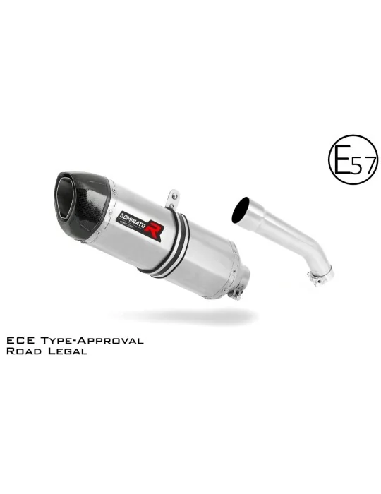 Silencieux slip-on homologué Dominator HP1 pour Kawasaki ZX10R (2004-2005)