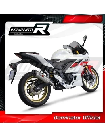 Silencieux slip-on Dominator HP8 pour Yamaha YZF-R3 (2019-2024)