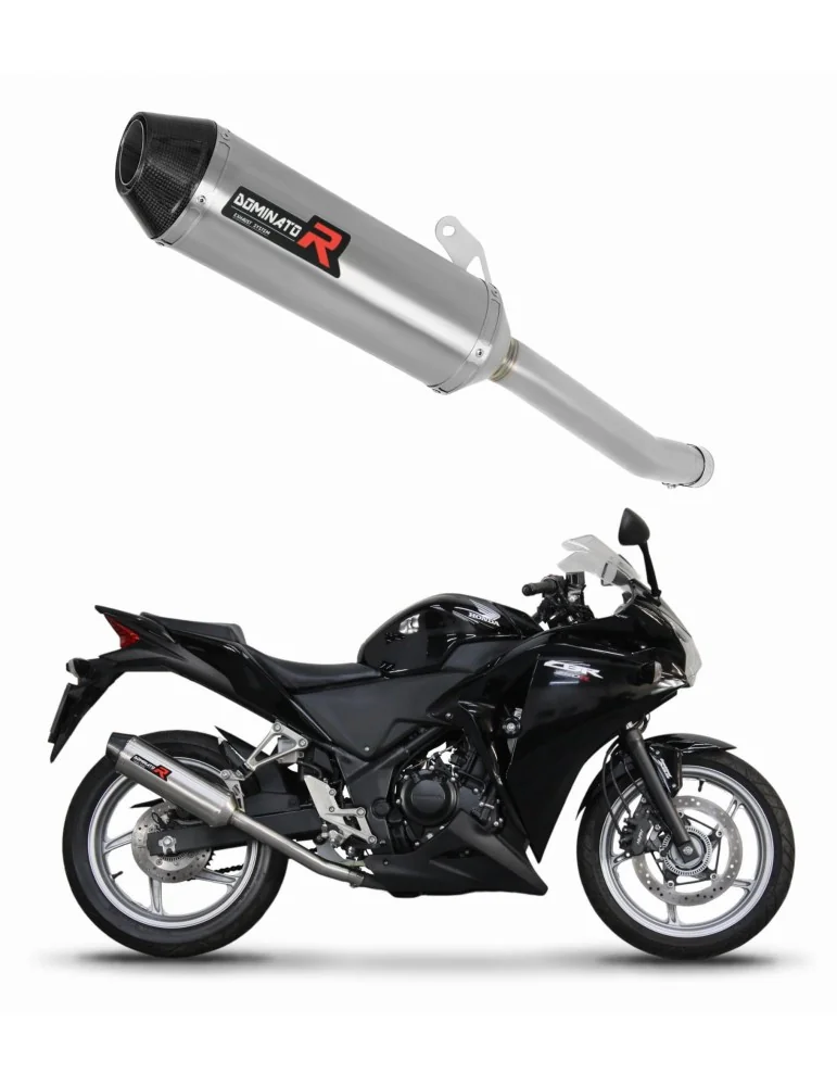 Silencieux slip-on Dominator HP3 pour Honda CBR 250 R (2011-2013)