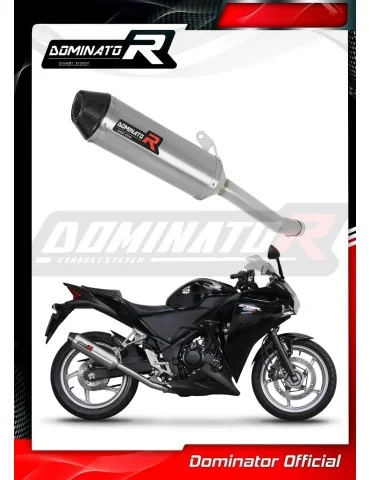 Silencieux slip-on Dominator HP3 pour Honda CBR 250 R (2011-2013)