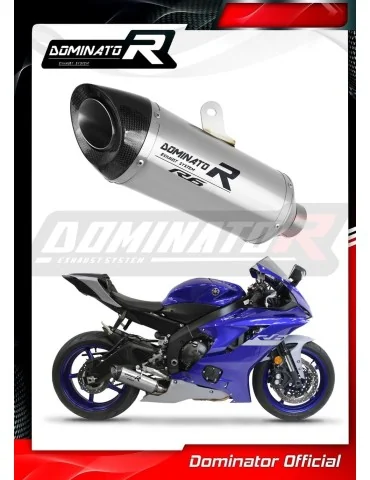 Silencieux slip-on Dominator HP8 pour Yamaha YZF R6 (2017-2023)