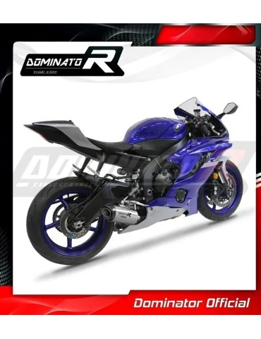 Silencieux slip-on Dominator HP8 pour Yamaha YZF R6 (2017-2023)