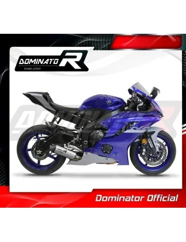 Silencieux slip-on Dominator HP8 pour Yamaha YZF R6 (2017-2023)