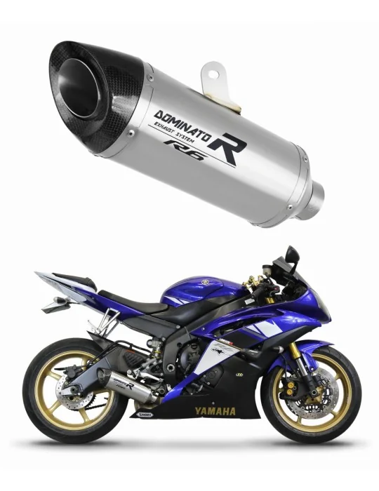 Silencieux slip-on Dominator HP8 pour Yamaha YZF R6 (2006-2016)