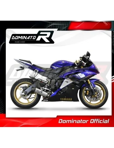 Silencieux slip-on Dominator HP8 pour Yamaha YZF R6 (2006-2016)
