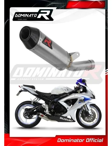 Silencieux slip-on Dominator HP3 Low Level pour Suzuki GSXR 750 K8 K9 L0 (2008-2010)