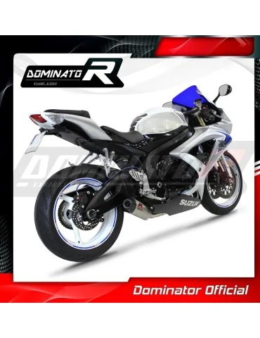 Silencieux slip-on Dominator HP3 Low Level pour Suzuki GSXR 750 K8 K9 L0 (2008-2010)