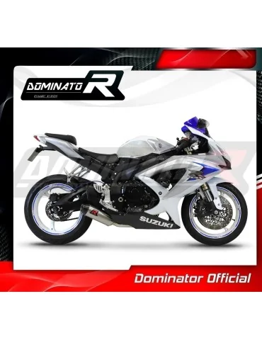Silencieux slip-on Dominator HP3 Low Level pour Suzuki GSXR 750 K8 K9 L0 (2008-2010)