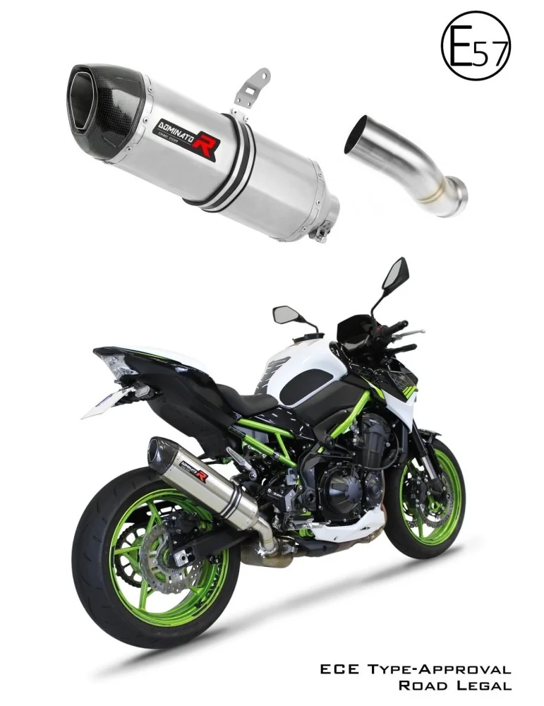 Silencieux slip-on homologué Dominator HP1 pour Kawasaki Z 900 (2020-2024)