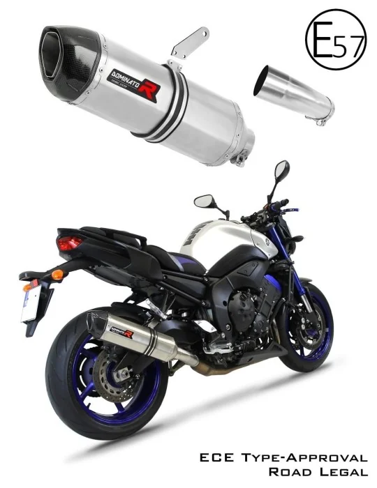 Silencieux slip-on homologué Dominator HP1 pour Yamaha FZ 8 N / FZ8 S Fazer (2010-2016)