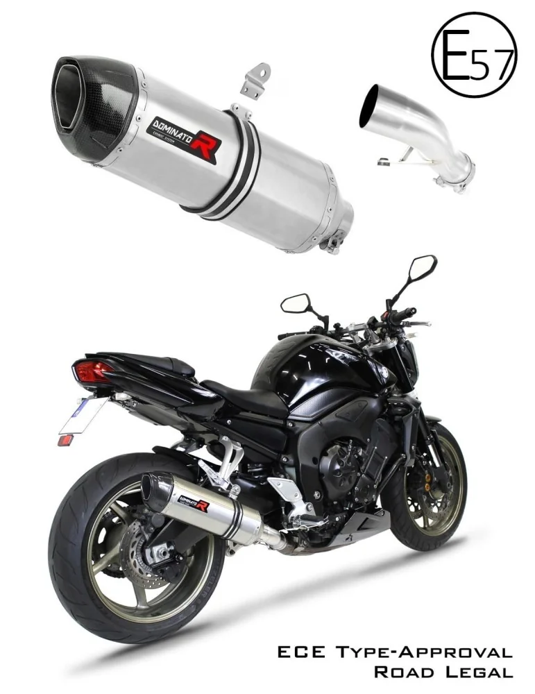 Silencieux slip-on homologué Dominator HP1 pour Yamaha FZ1 1000 Fazer (2006-2015)