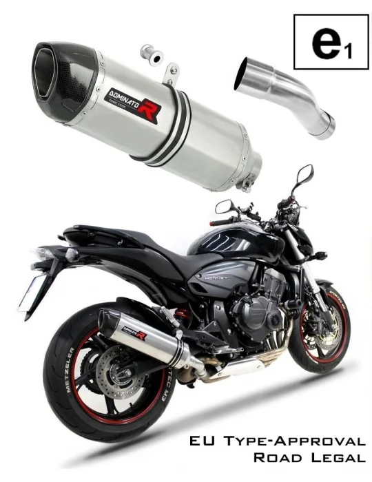 Silencieux slip-on homologué Dominator HP1 pour Honda CB 600F Hornet (2007-2013)