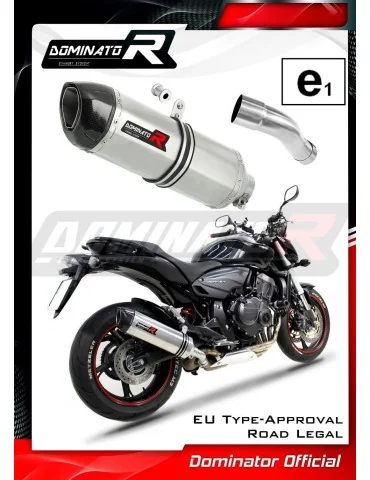 Silencieux slip-on homologué Dominator HP1 pour Honda CB 600F Hornet (2007-2013)