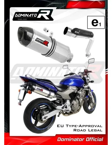 Silencieux slip-on homologué Dominator HP1 pour Honda CB 600F Hornet (2003-2006)