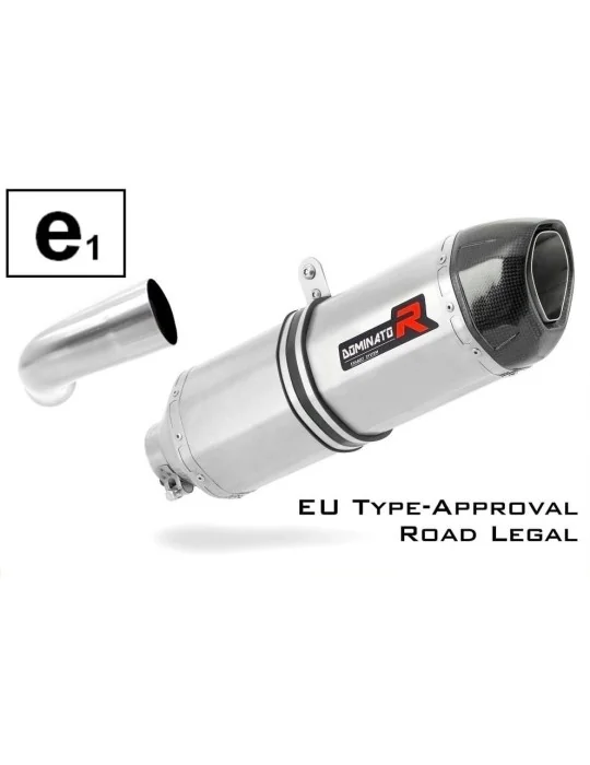 Silencieux slip-on homologué Dominator HP1 pour BMW F800ST (2006-2012)
