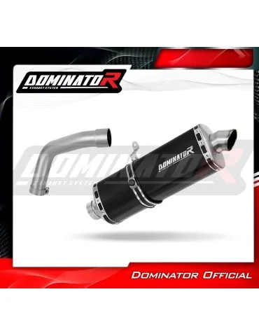 Silencieux slip-on Dominator P7 Noir pour Yamaha XT 1200Z Super Tenere (2010-2016)