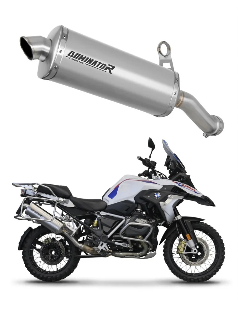 Silencieux slip-on homologué Dominator P7 Titane pour BMW R1250GS Adventure (2018-2023)