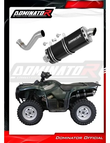Silencieux slip-on Dominator P7 Noir pour Yamaha YFM 700 Grizzly (2007-2015)