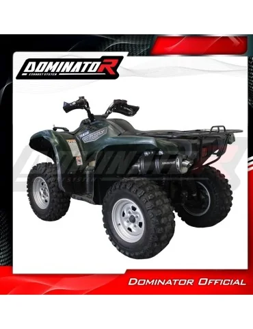 Silencieux slip-on Dominator P7 Noir pour Yamaha YFM 700 Grizzly (2007-2015)