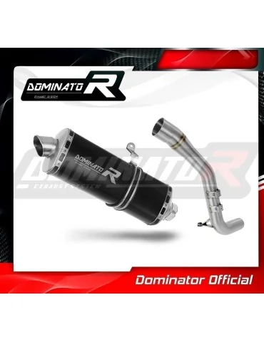 Silencieux slip-on Dominator P7 Noir pour Triumph Tiger 1050 (2006-2012)
