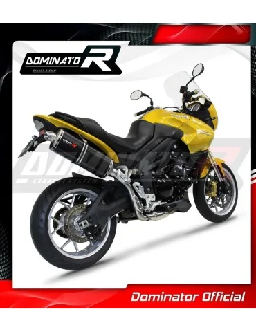 Silencieux slip-on Dominator P7 Noir pour Triumph Tiger 1050 (2006-2012)