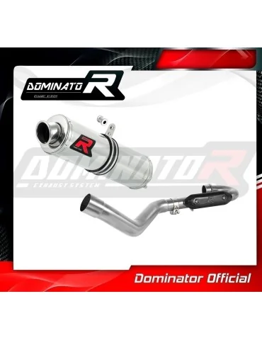 Ligne d'échappement complète inox Dominator GP1 pour Kawasaki KFX 450 (2008-2014)