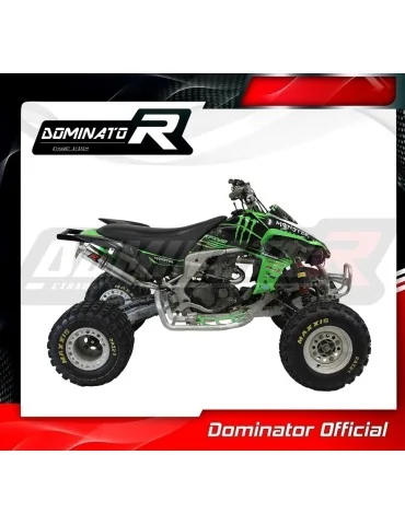 Ligne d'échappement complète inox Dominator GP1 pour Kawasaki KFX 450 (2008-2014)