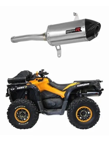 Silencieux slip-on Dominator HP7 pour Can-Am Outlander 650 (2013-2017)