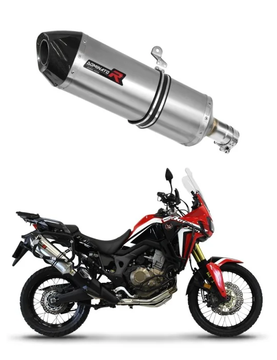 Silencieux slip-on Dominator HP7 pour Honda CRF 1000L Africa Twin (2016-2019)