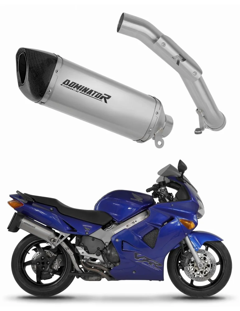 Silencieux slip-on Dominator HP6 Titane pour Honda VFR 800 Fi (1998-2001)