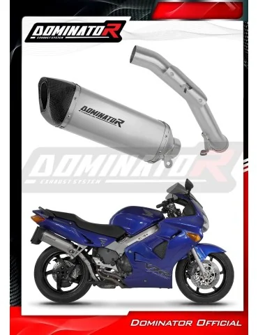 Silencieux slip-on Dominator HP6 Titane pour Honda VFR 800 Fi (1998-2001)