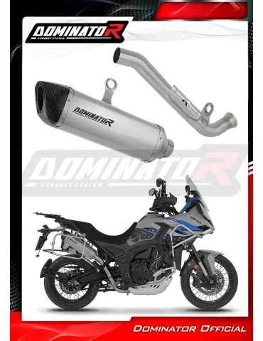 Silencieux slip-on Dominator HP6 Titane pour Zontes 703F (2025-2026)