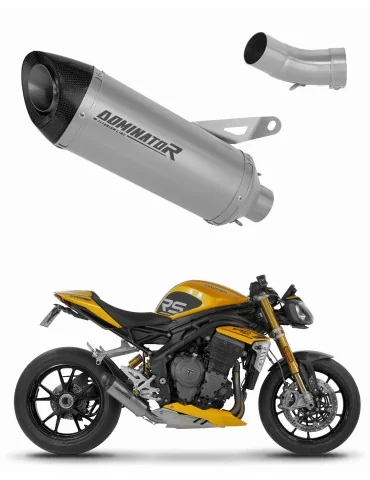 Silencieux slip-on Dominator HP8 Titane pour Triumph Speed Triple 1200 RS / RR (2021-2024)