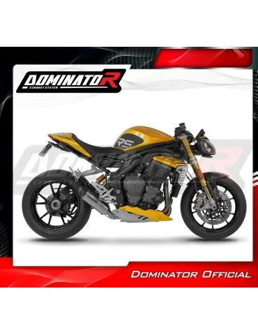 Silencieux slip-on Dominator HP8 Titane pour Triumph Speed Triple 1200 RS / RR (2021-2024)