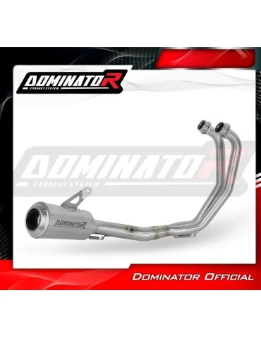 Ligne d'échappement complète inox Dominator GPS pour Yamaha YZF-R3 (2019-2024)