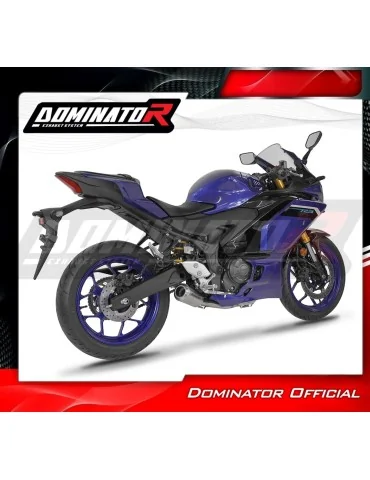 Ligne d'échappement complète inox Dominator GPS pour Yamaha YZF-R3 (2019-2024)