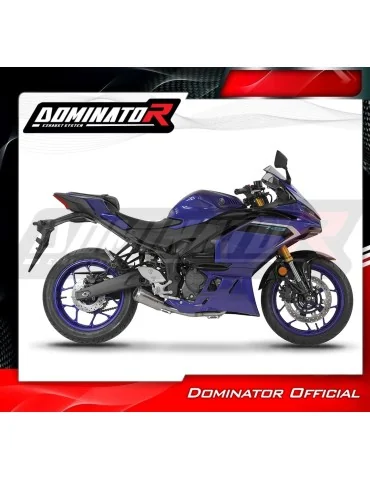 Ligne d'échappement complète inox Dominator GPS pour Yamaha YZF-R3 (2019-2024)