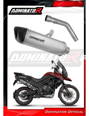 Silencieux slip-on Dominator HP6 Titane pour Triumph Tiger 800 XCA (2018-2020)