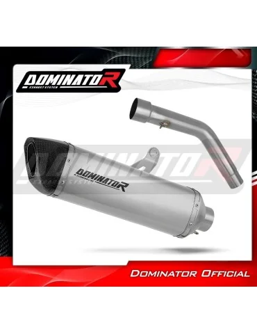 Silencieux slip-on Dominator HP6 Titane pour Triumph Tiger 800 XCA (2018-2020)