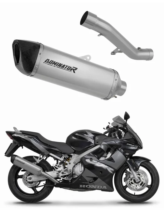 Silencieux slip-on Dominator HP6 Titane pour Honda CBR 600 F4i (2001-2006)