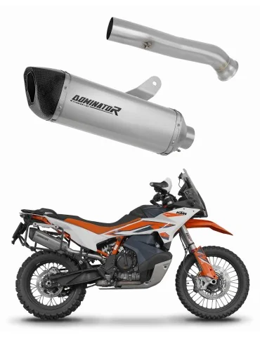 Silencieux slip-on Dominator HP6 Titane pour KTM 890 Adventure / R (2021-2025)
