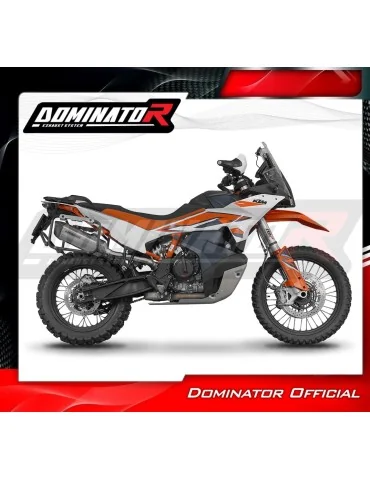 Silencieux slip-on Dominator HP6 Titane pour KTM 890 Adventure / R (2021-2025)