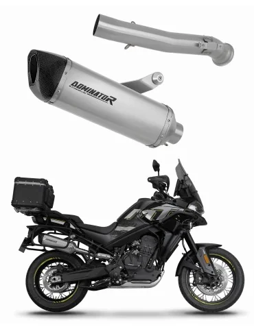 Silencieux slip-on Dominator HP6 Titane pour CF Moto 800 MT Explore / Sport / Touring (2022-2025)