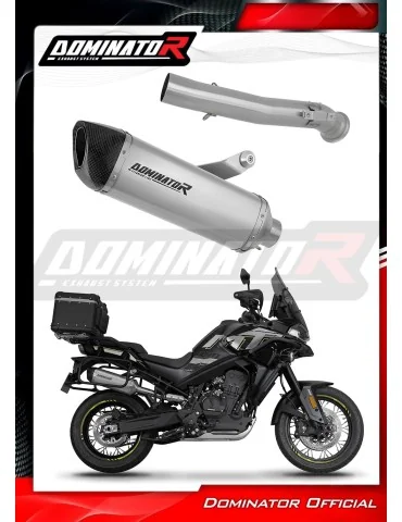 Silencieux slip-on Dominator HP6 Titane pour CF Moto 800 MT Explore / Sport / Touring (2022-2025)