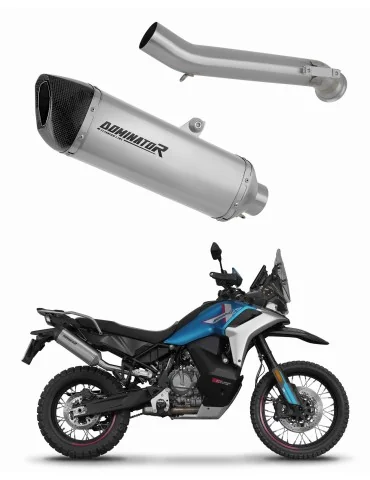 Silencieux slip-on Dominator HP6 Titane pour CF Moto 800 MT-X (2025)