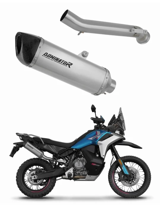 Silencieux slip-on Dominator HP6 Titane pour CF Moto 800 MT-X (2025)