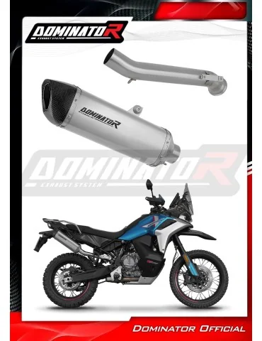 Silencieux slip-on Dominator HP6 Titane pour CF Moto 800 MT-X (2025)