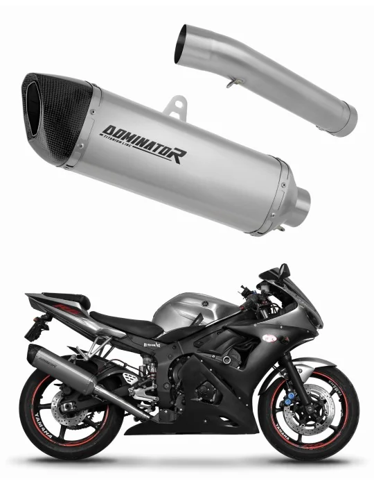 Silencieux slip-on Dominator HP6 Titane pour Yamaha YZF R6 (2003-2005)